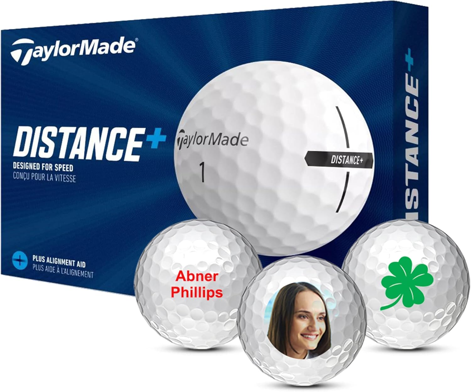 Personalized TaylorMade Distance+ Golf Balls for Ultimate Performance