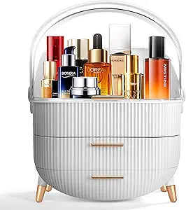 NLZFK Makeup Organizer for Vanity: Stylish Storage Solution