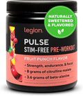 LEGION Pulse Pre Workout Supplement - Caffeine Free Pump