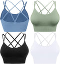 High Impact Sports Bras for Women with Cross Back Design