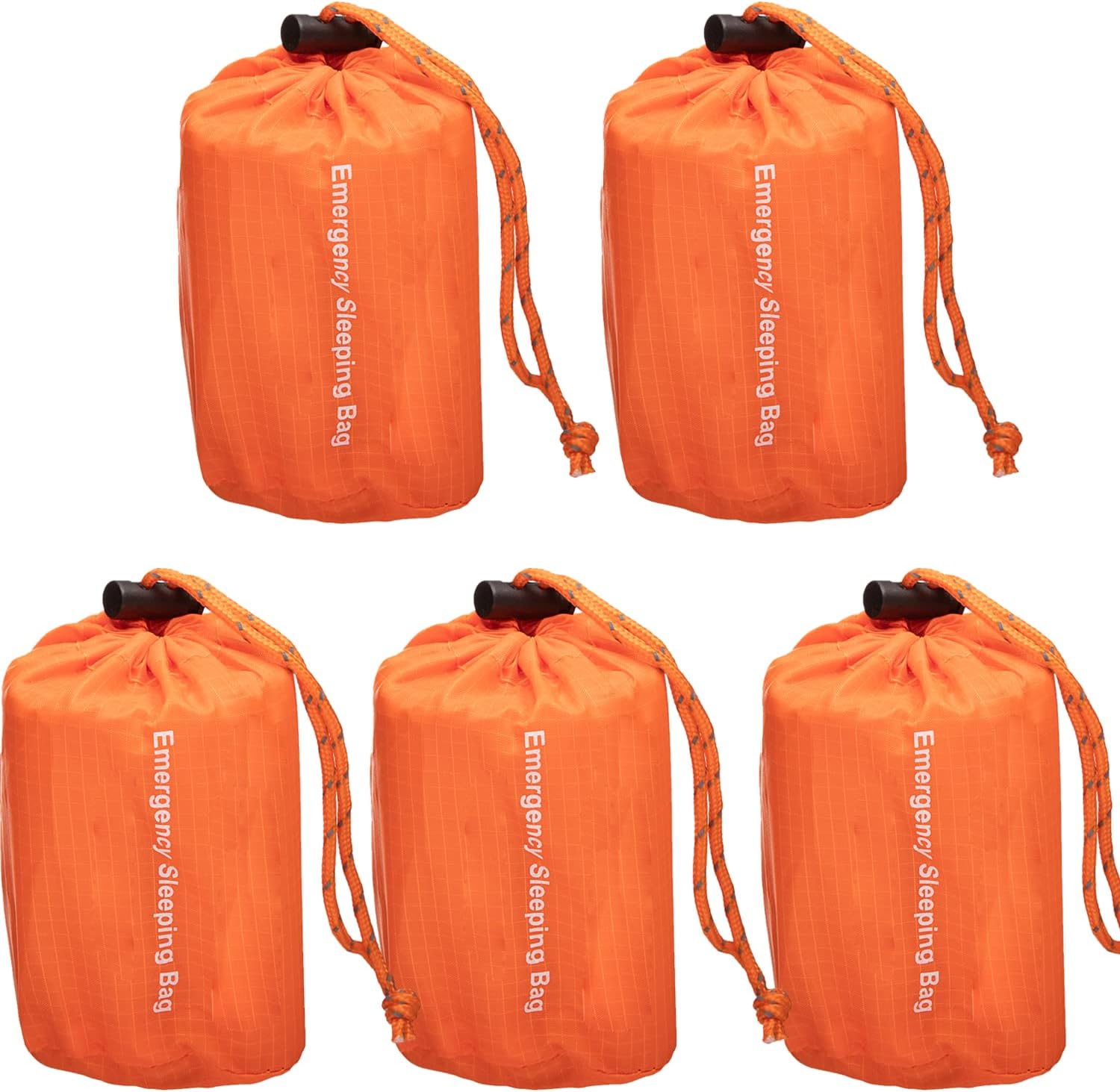 5-Pack Waterproof Survival Sleeping Bags by NovaMedic