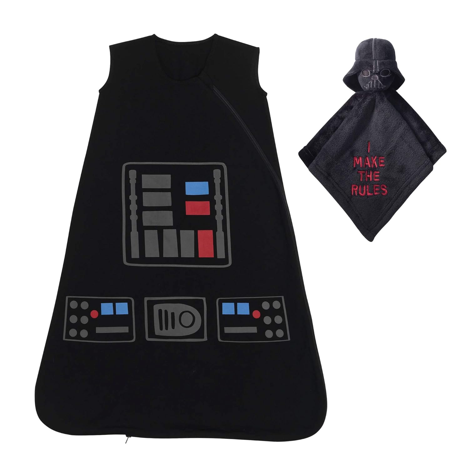 Lambs & Ivy Star Wars Darth Vader Wearable Blanket Set