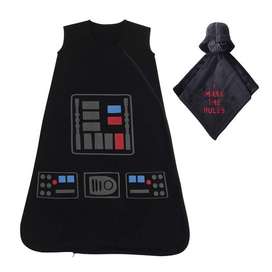 Lambs & Ivy Star Wars Darth Vader Wearable Blanket Set