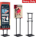 AKTOP Heavy Duty Floor Standing Sign Holder for Posters and Banners