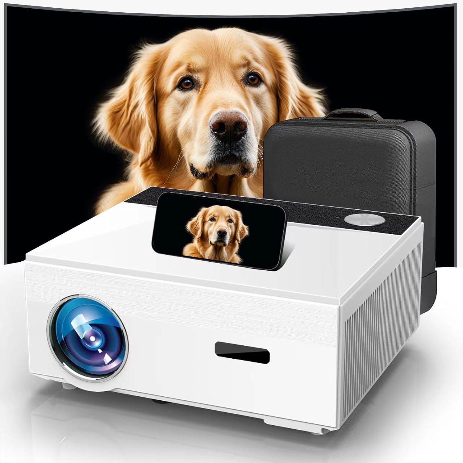 4K Outdoor Projector - Auto Focus, High Brightness