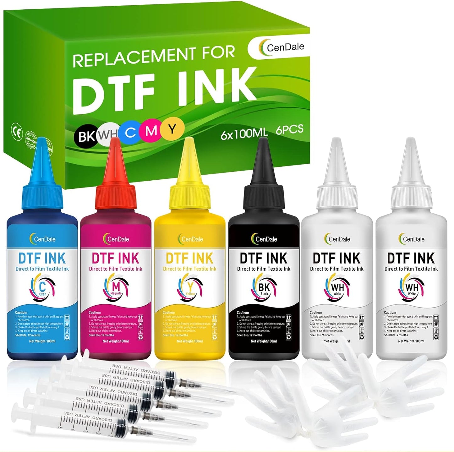 Premium DTF Ink 600ML for Epson Printers - High Quality Transfer