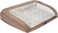 Serta Orthopedic Quilted Couch Dog Bed - Joint Support for Large Dogs