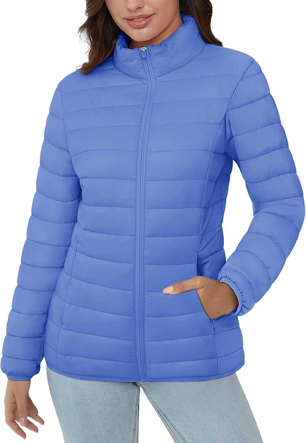 Lightweight Quilted Puffer Jacket for Women - Warm & Stylish