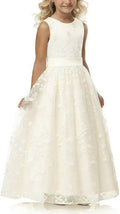 Abaowedding A Line Wedding Pageant Lace Flower Girl Dress
