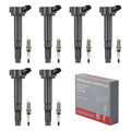 Marsram UF487 Ignition Coil Pack & Double Iridium Spark Plug - 6pc Set