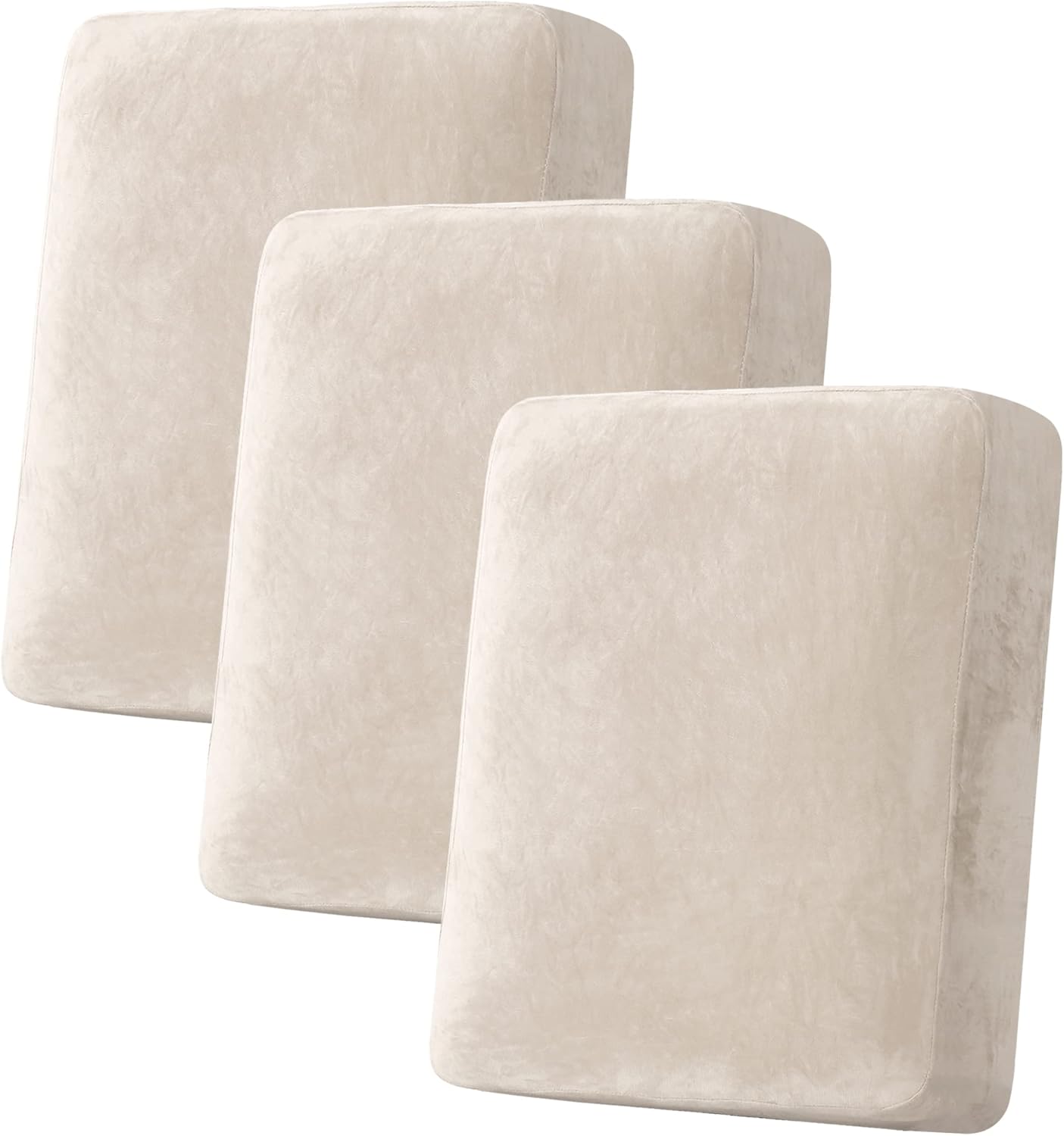 H.VERSAILTEX Velvet Stretch Couch Cushion Cover for Sofa