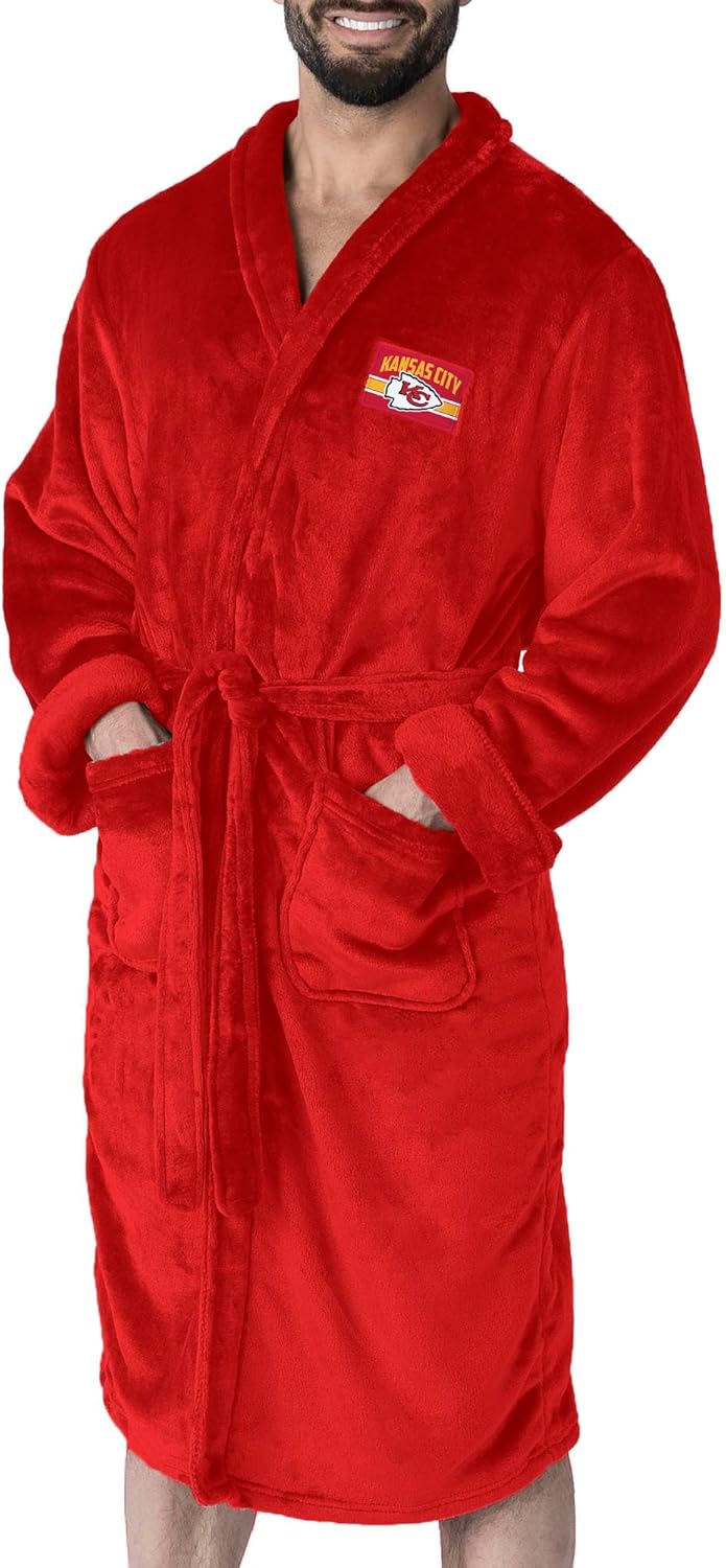 NFL Men's Silk Touch Robe for Ultimate Comfort and Style
