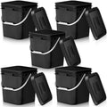 Mumufy 5 Pcs 3.5 Gallon Square Food Grade Bucket with Lid