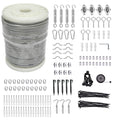 5/32 in Wire Cable Rope Kit 200ft 7x7 Stainless Steel - Outdoor