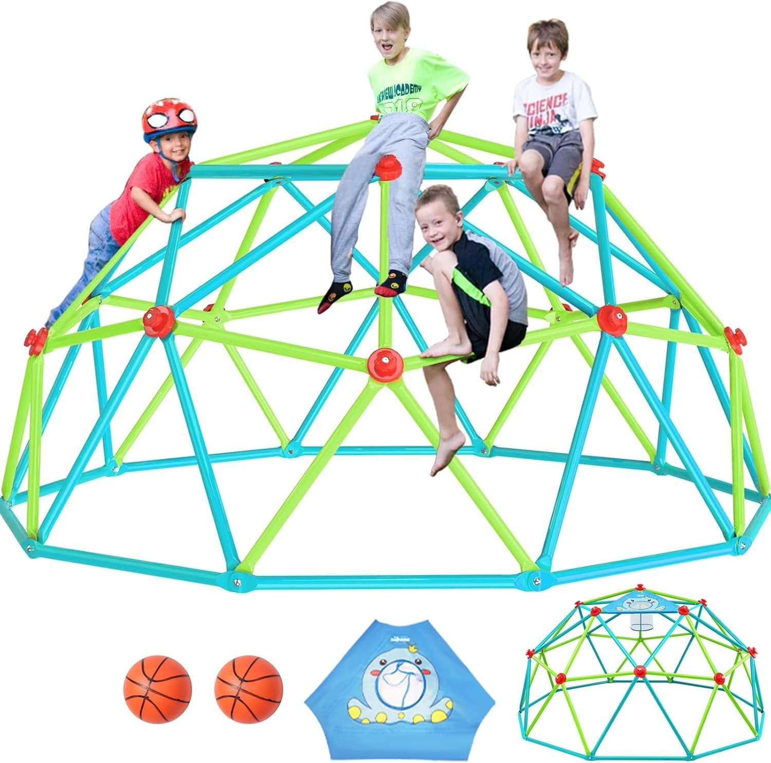Zupapa 10FT Climbing Dome - Ultimate Fun for Kids Outdoors