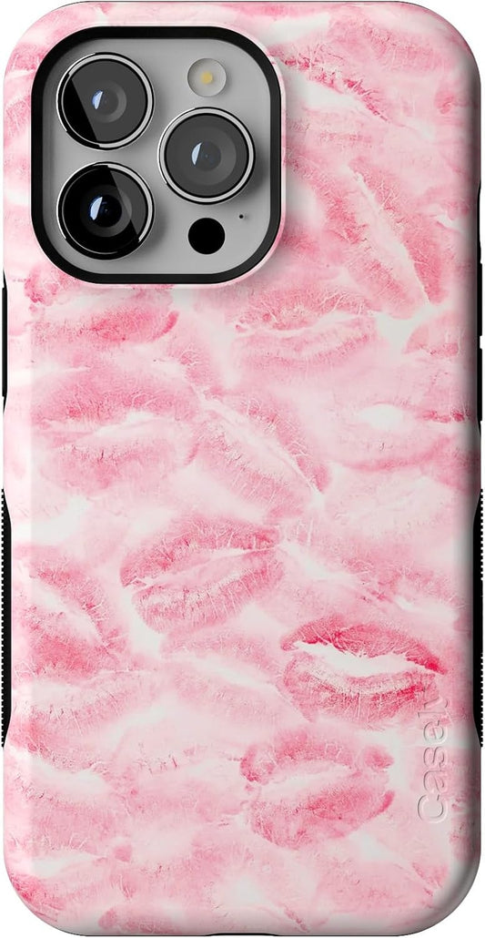 Bold Protective iPhone 13 Pro Case with Unique Lipstick Design
