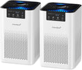AromaRoom Air Purifiers for Bedroom HEPA - Quiet, Scent-Ready (2-Pack)