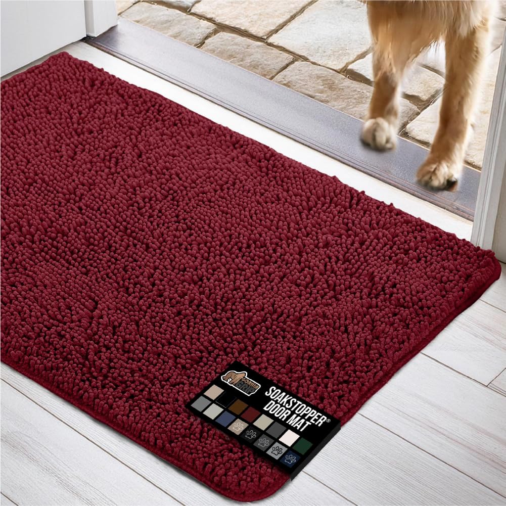 GORILLA GRIP Dog Doormat for Muddy Paws, 48x30 Rug