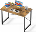 44 in Computer Office Desk for Small Spaces - Sturdy Modern
