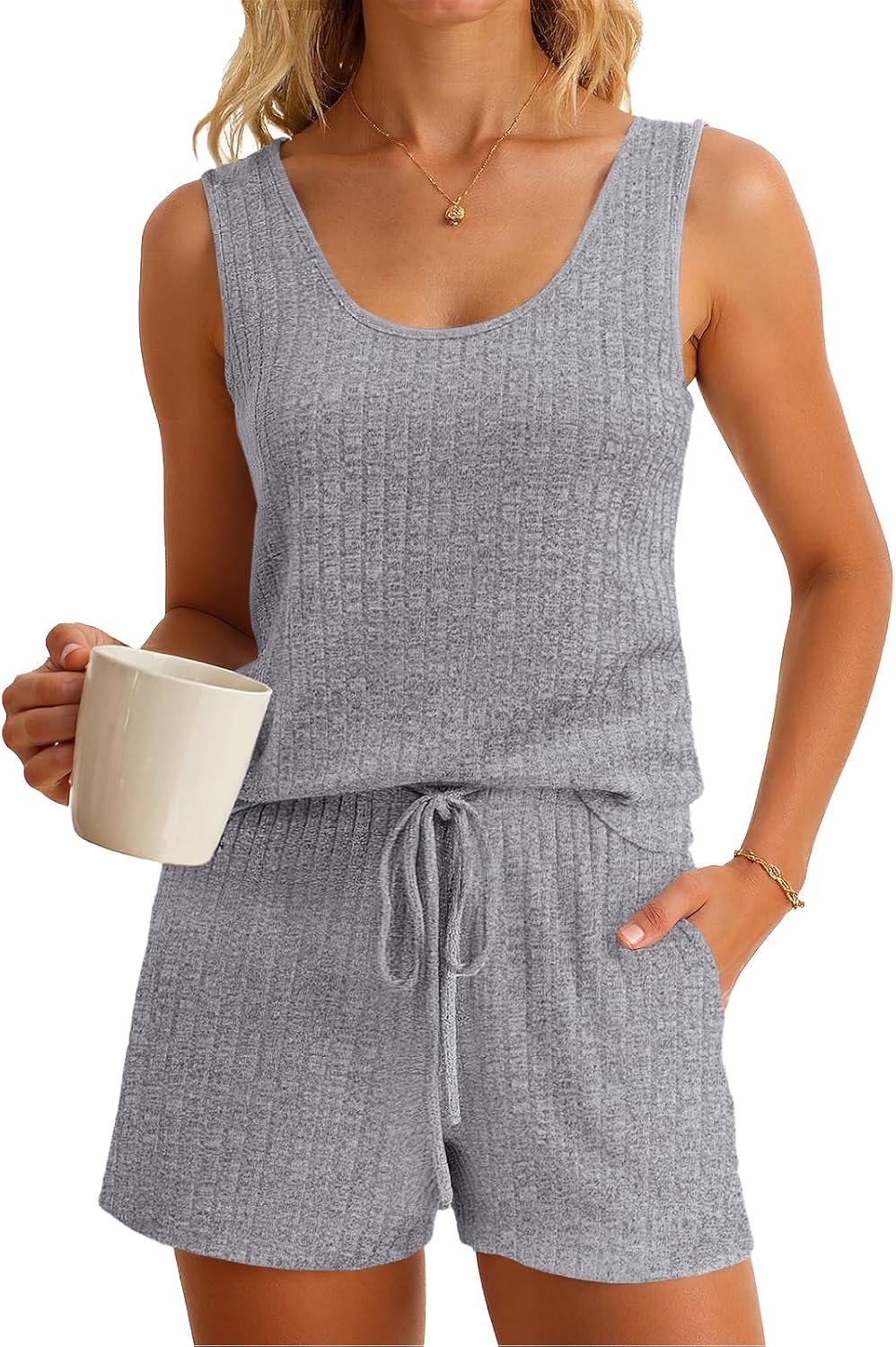 Imily Bela Womens Pajama Sets for Summer Sleepwear and Lounge