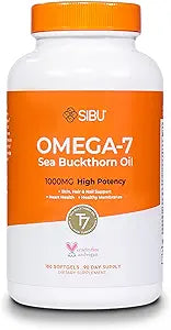Sibu Omega-7 Softgels for Healthy Skin, Hair, and Nails