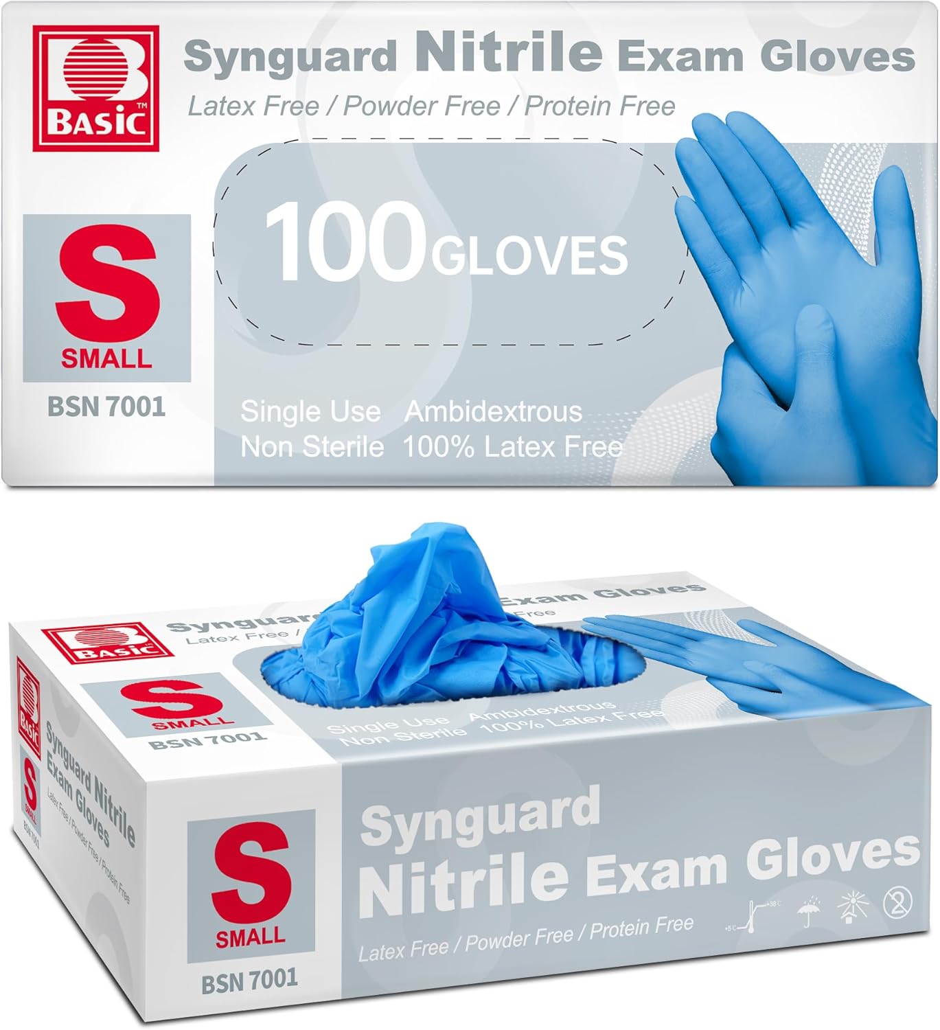 Supmedic Nitrile Exam Gloves - Food-Safe Cleaning!