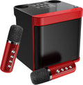 Karaoke Machine with 2 Wireless Microphones 3000mAh - Portable