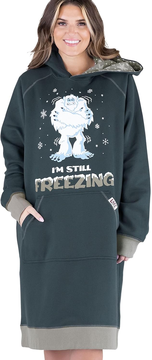 Lazy One Oversized Hoodie Sweatshirt for Cozy Comfort