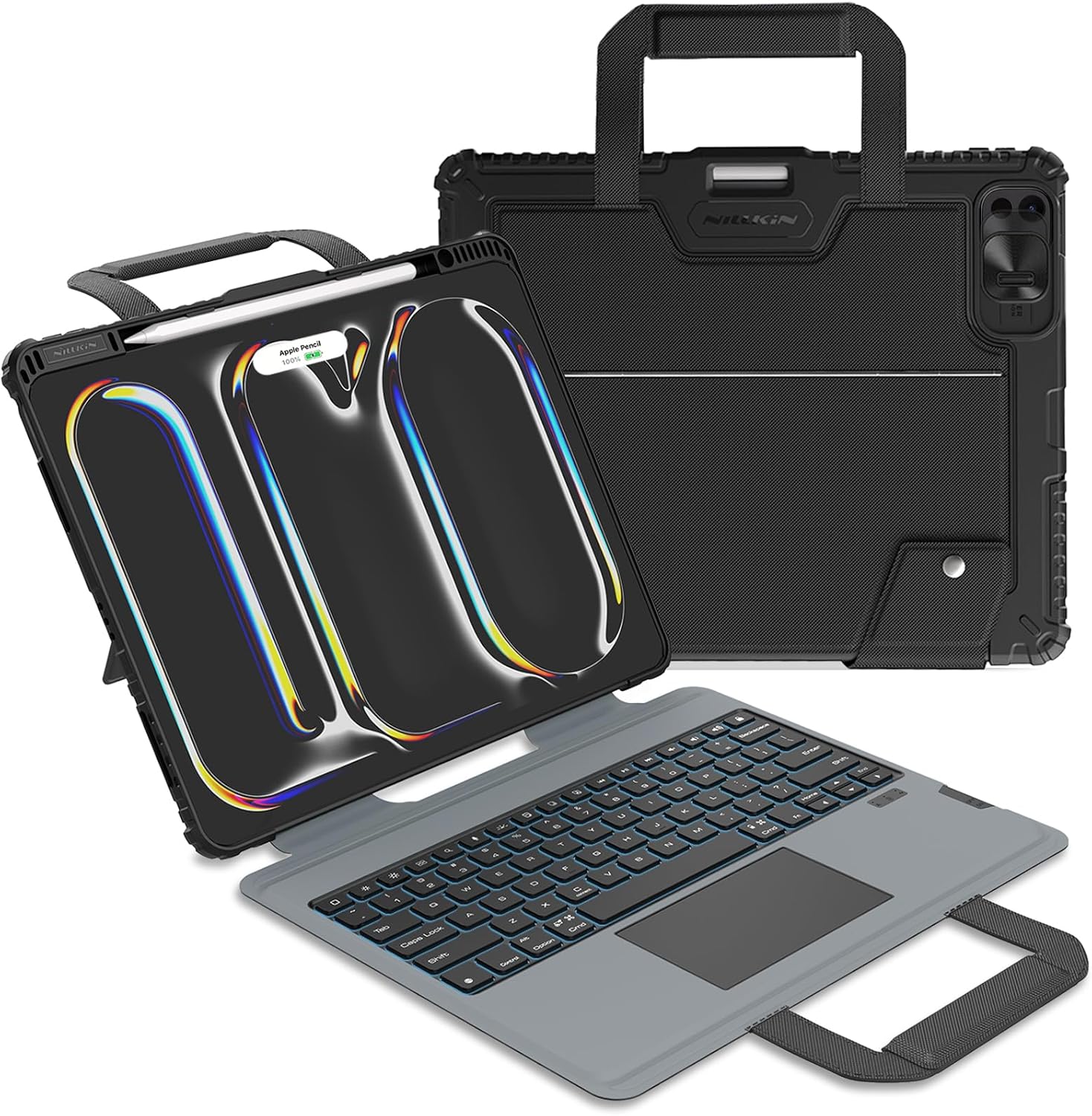 Nillkin iPad Pro 13 Keyboard Case: Rugged & Backlit