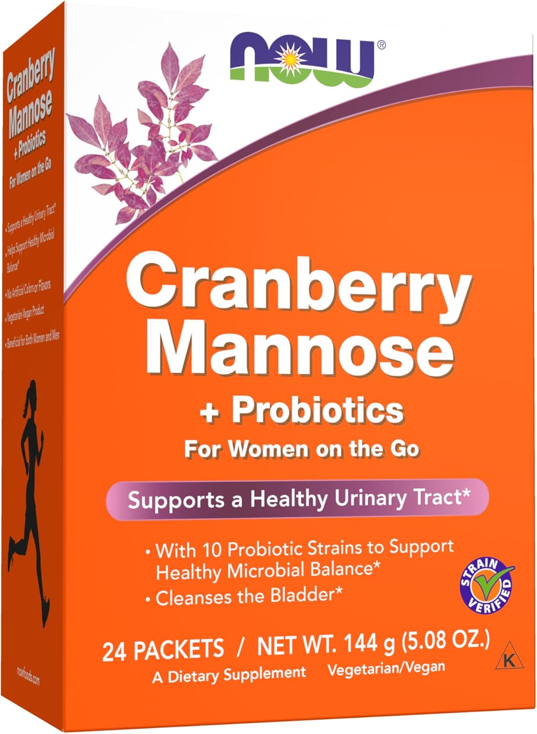 Cranberry Mannose Probiotics for Women's Urinary Health Support