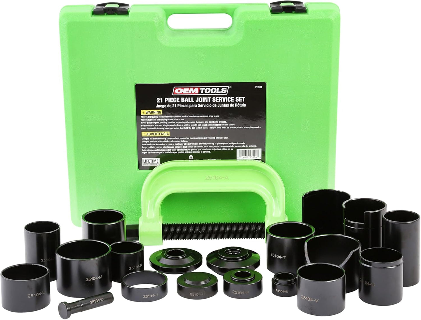 21-Piece Master Ball Joint Press Kit for 2WD and 4WD Vehicles