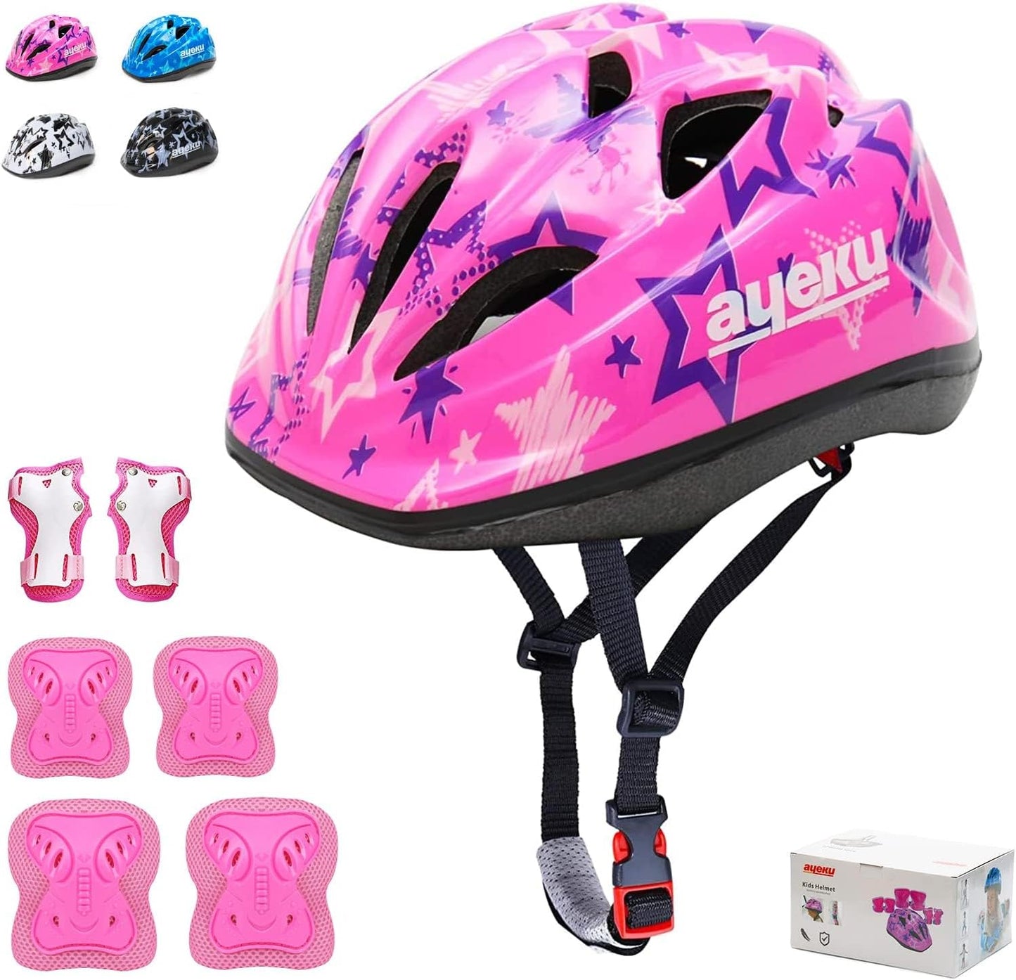 Kids Adjustable Protective Helmet Set - AyeKu