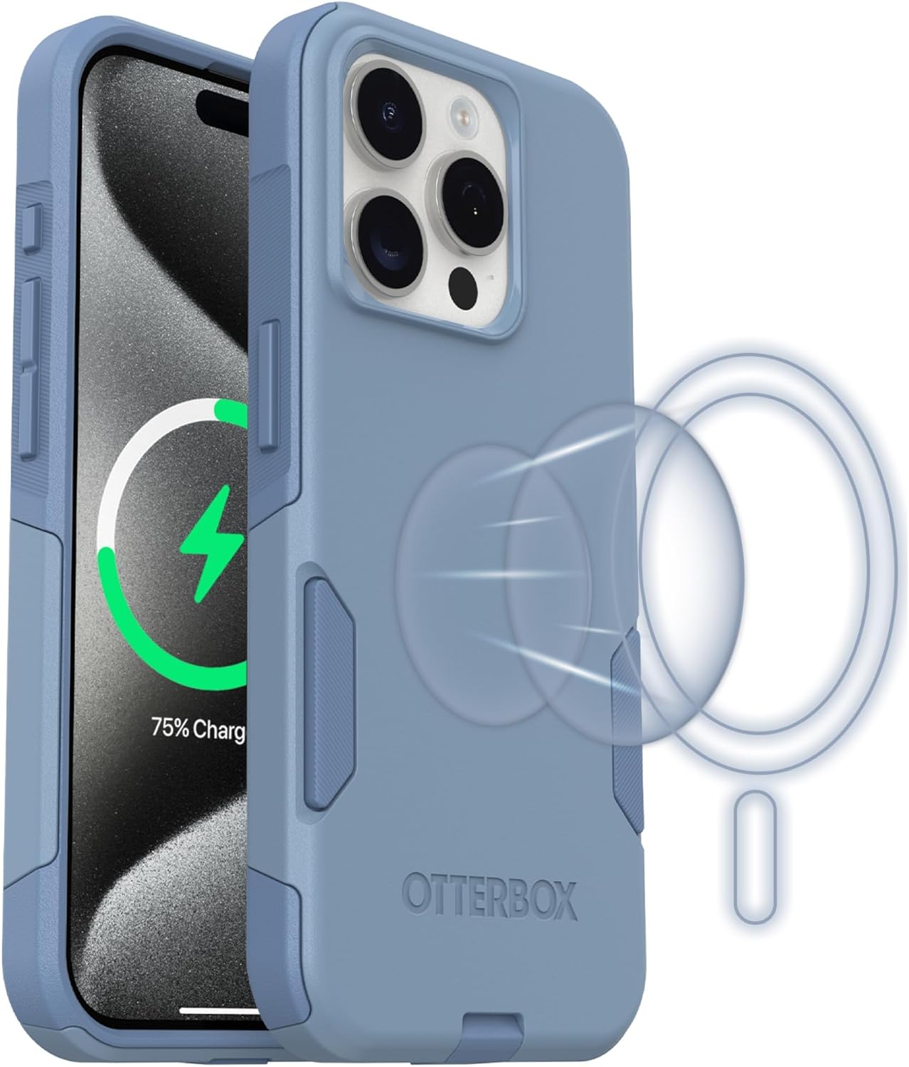 OtterBox iPhone 15 Pro Commuter Case - Slim Tough Protection