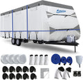 Kayme RV Cover for 20-22ft Travel Trailers - Heavy Duty Waterproof