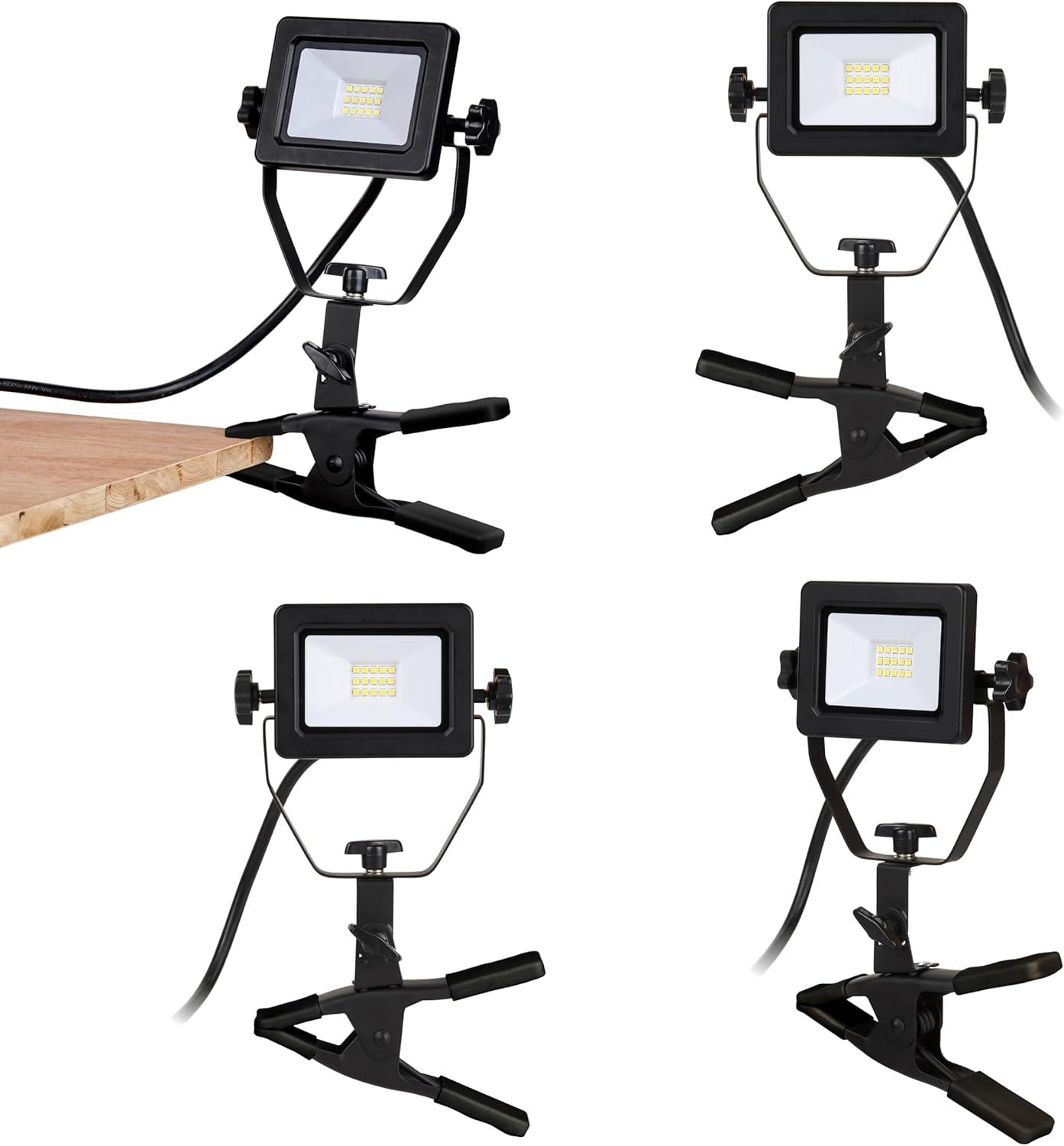 1200 Lumens Portable LED Clamp Work Light for Any Task