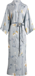 Long Soft Silky Kimonos by Aensso for Women's Relaxation