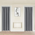 JIUZHEN Blackout Doorway Curtains for Privacy and Insulation