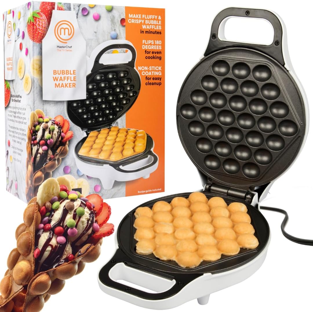 MasterChef Bubble Waffle Maker - Ready in 5 Minutes!