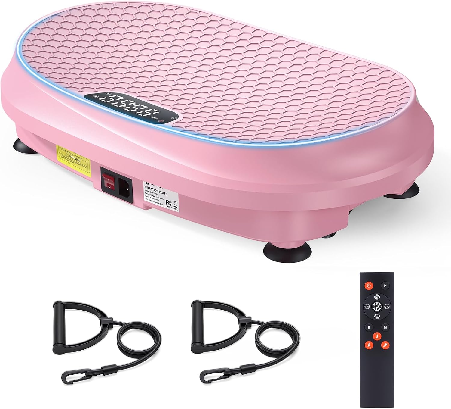 Curved Vibration Plate Exercise Machine for Home Fitness