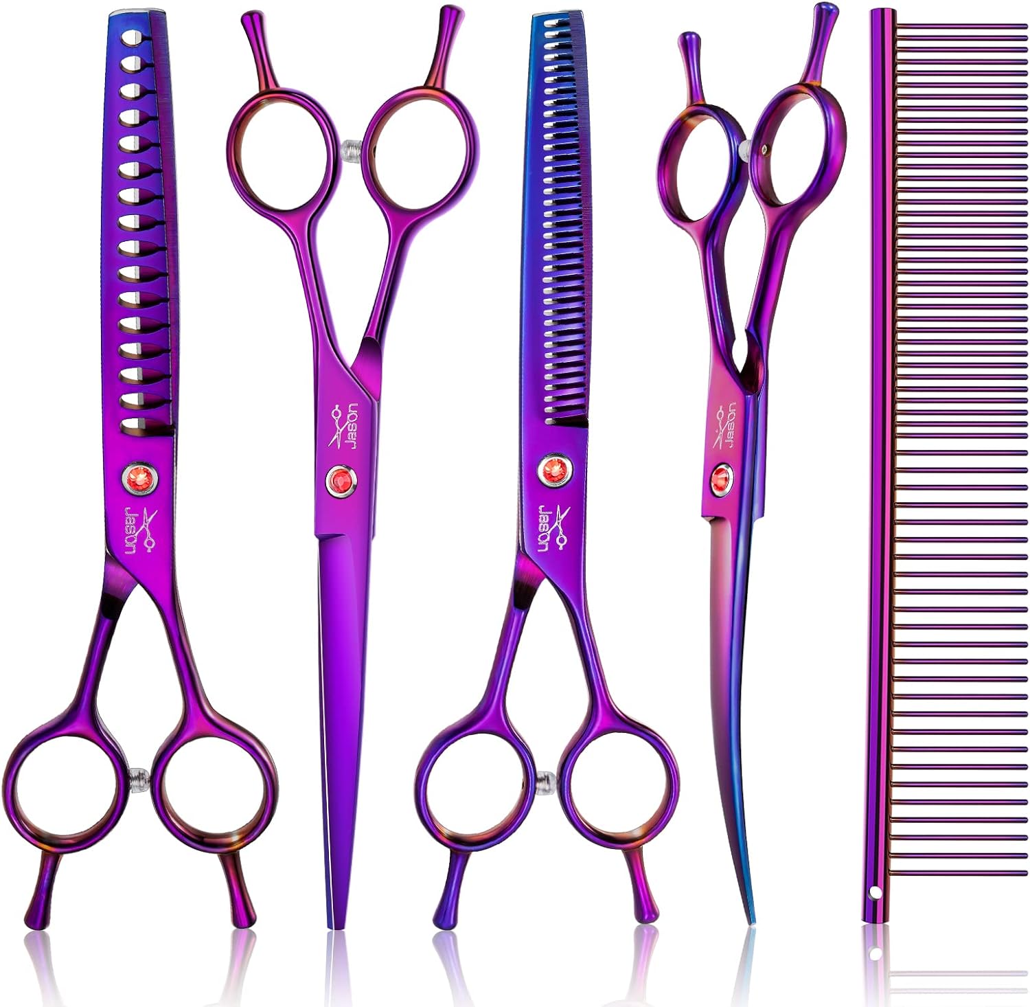 Professional Dog Grooming Scissors Kit for Perfect Pet Care