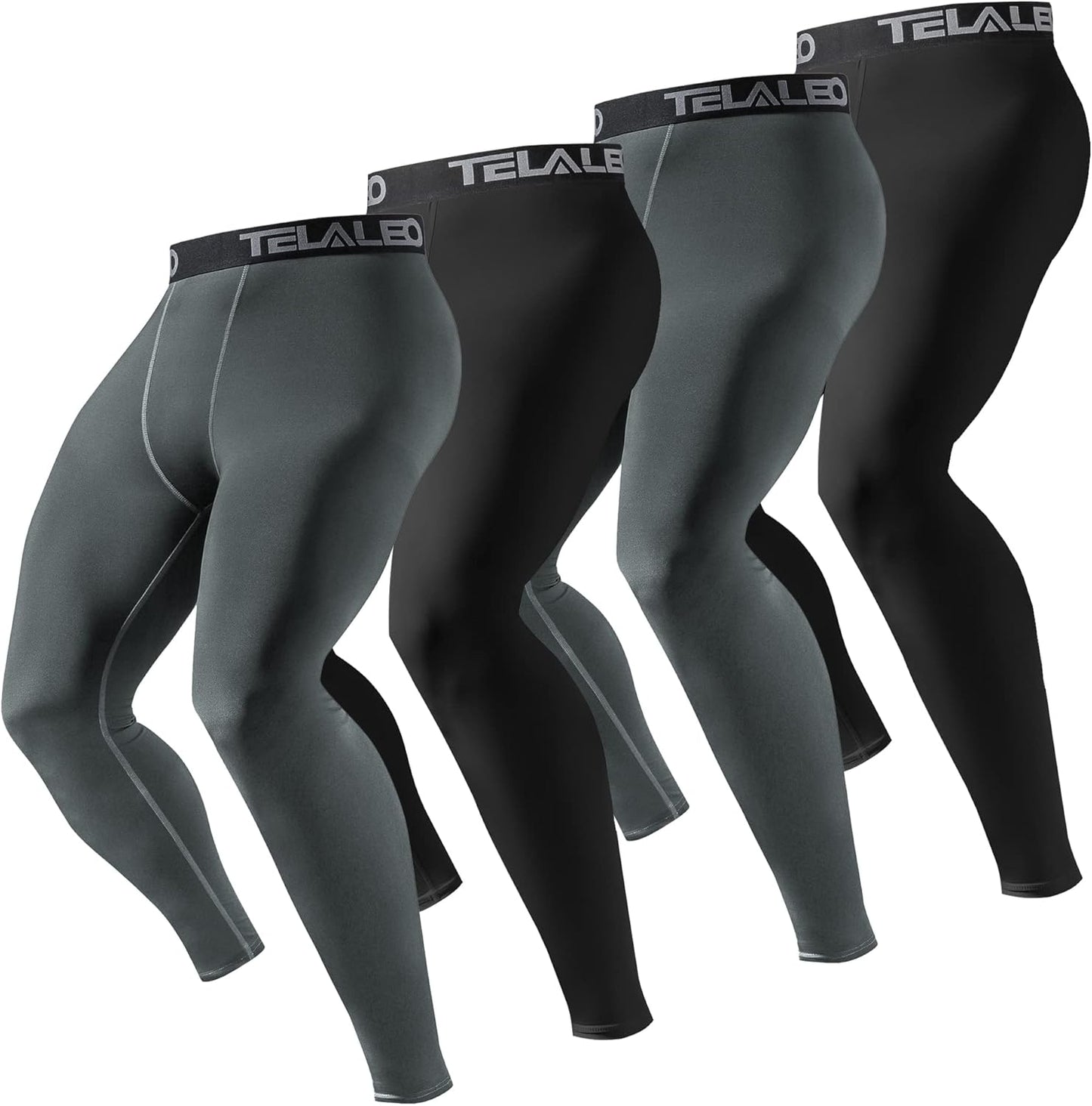 TELALEO Men's Compression Pants - Performance Power