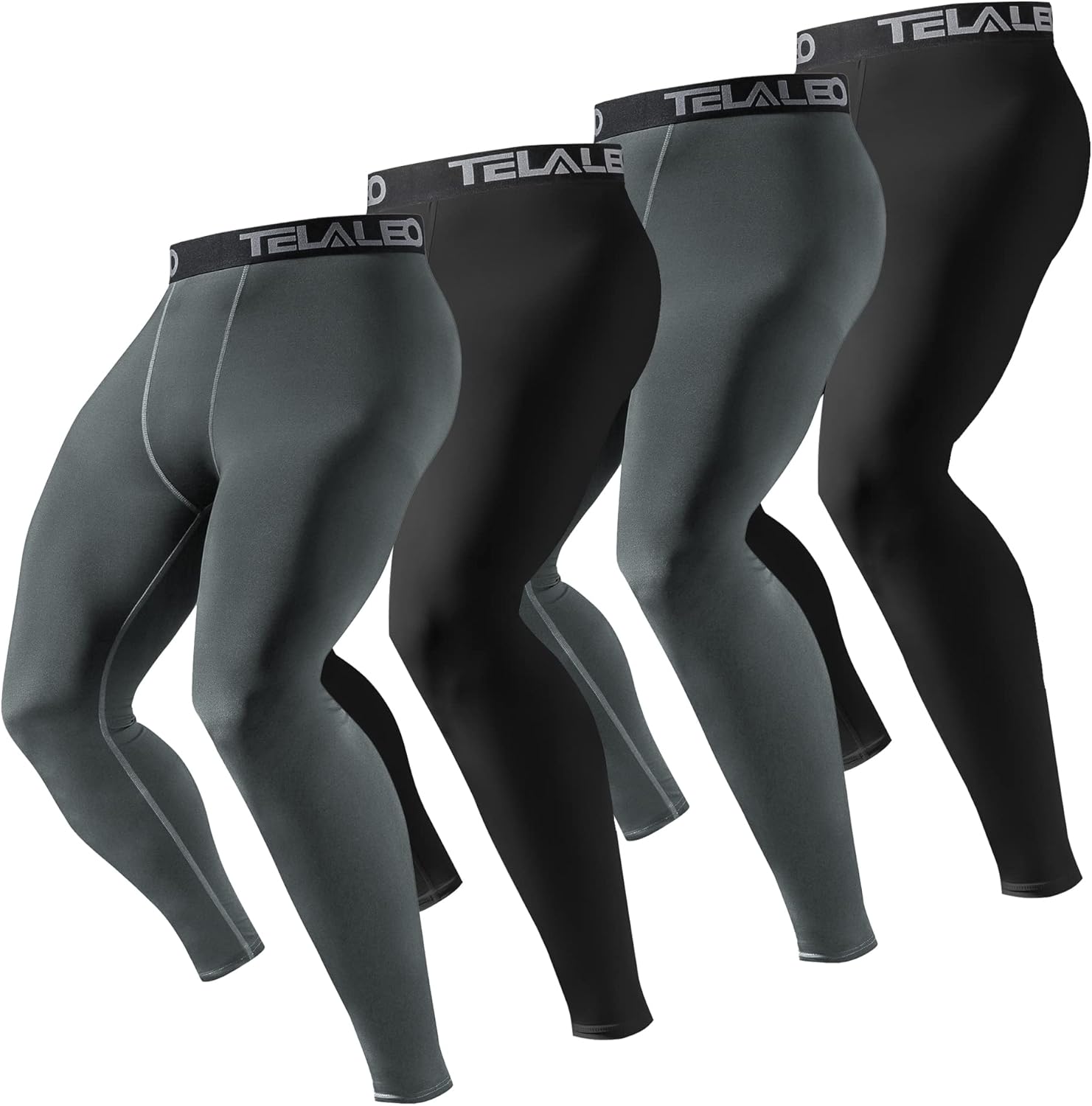 TELALEO Men's Compression Pants - Performance Power