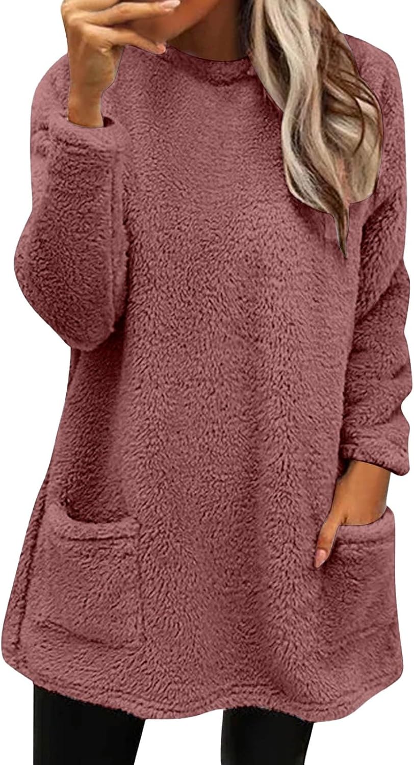 Cozy Fleece Shaggy Coat: PIFAME Oversized Warmth