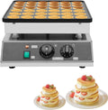 Effortlessly Make 36 Pancakes in 5 Min with Adjustable Temp Mini Dutch Pancake Maker