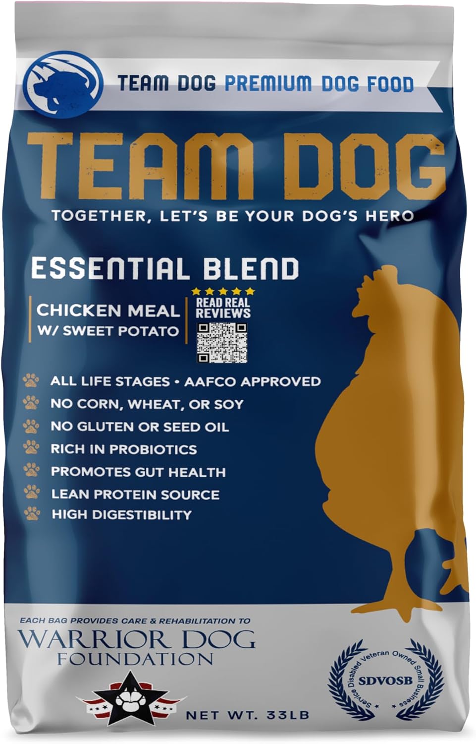 Team Dog Essential Blend Chicken & Sweet Potato for All Breeds