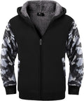 SECOOD Kids Hoodie Fleece Jacket Sherpa Lined Zip Up - Warm Outerwear