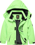 Boys Winter Ski Jacket Windproof Snow Coat - Warm, Waterproof