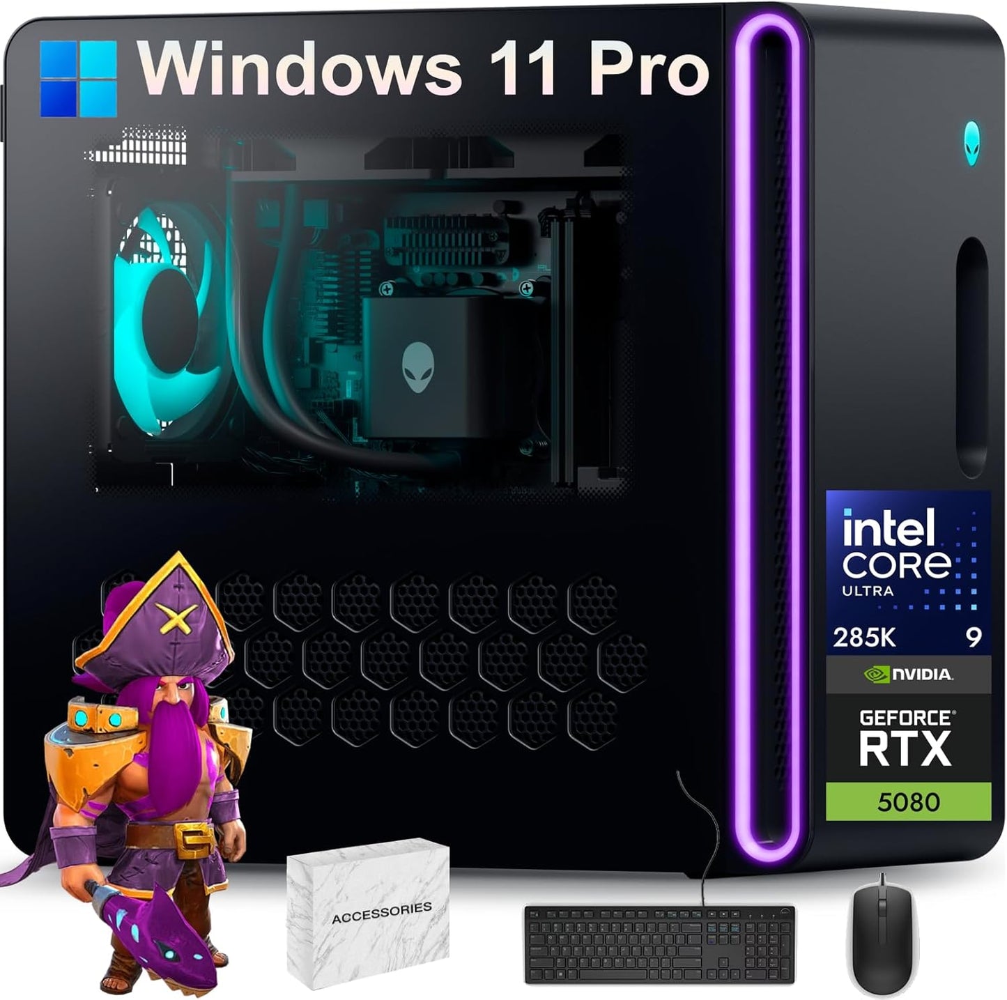Alienware Aurora R16 Gaming Desktop with Intel Ultra 9 Processor