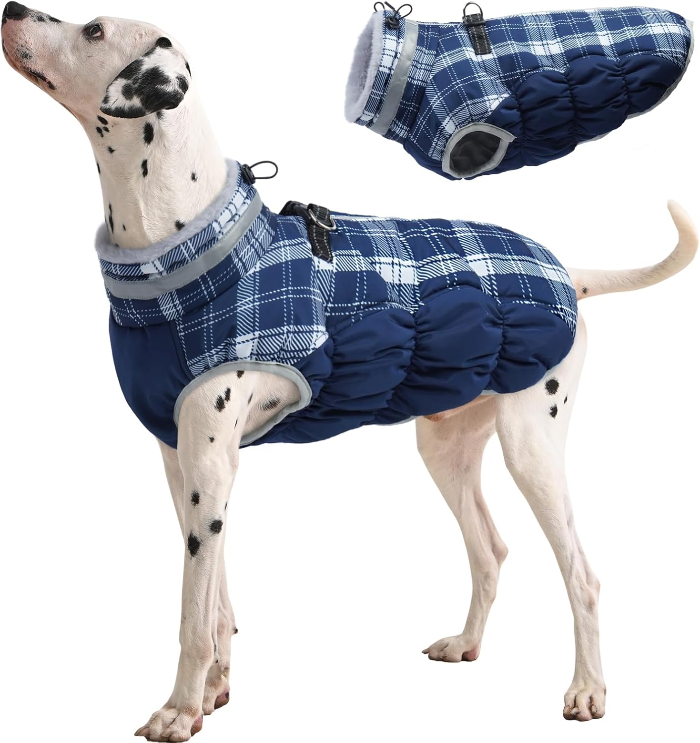 FUAMEY Dog Coat for Large Dogs - Waterproof Winter Jacket