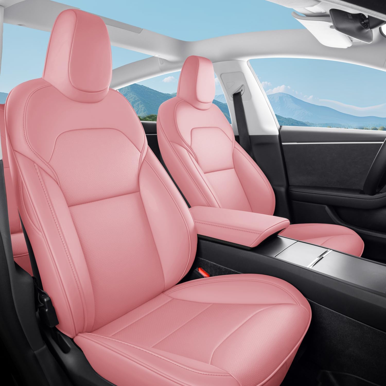 2024 Tesla Model 3 Highland Nappa Leather Seat Covers Full Set